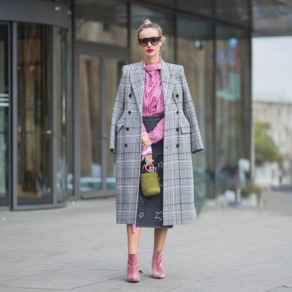 Balenciaga Jackets \u0026 Coats | Balenciaga Hourglass Coat Fits US Size 0 | Color: Blue/Gray | Size: 0 | Biluochun's Closet